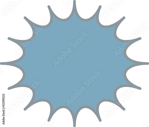 Speech bubble-2-blue
