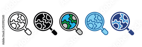 Search Optimization  Icon Element For Design