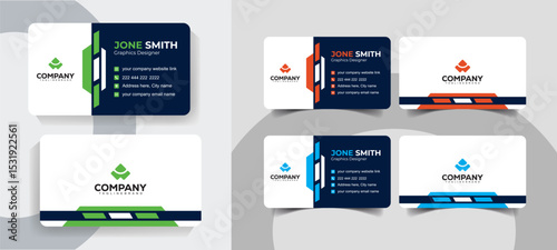 Elegant Minimalist Business Card Design for Corporate Branding