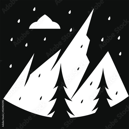Rainy Mountain Night