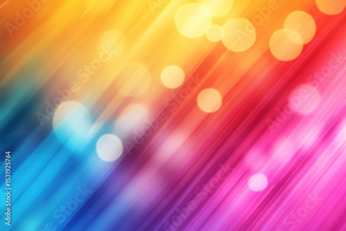 Vibrant colors merge and swirl in a lively gradient that captures the essence of joy and creativity at sunset