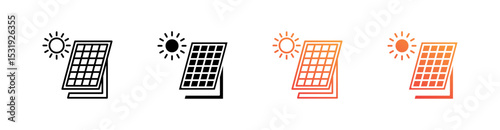 Solar Multiple Style Icon Set 