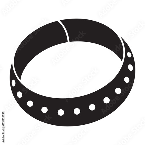 bracelet sketch icon silhouette vector illustration logo design
