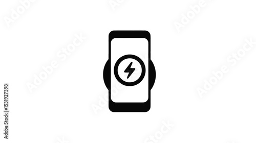 Wireless Charging: Smartphone on Inductive Charging Pad