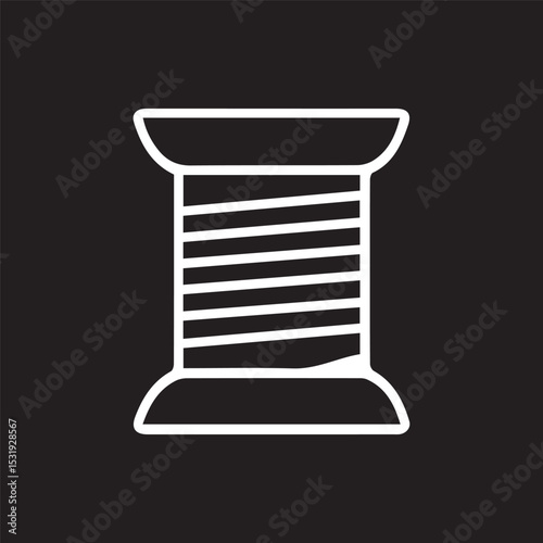 Classic thread spool ready for sewing projects and crafty designs