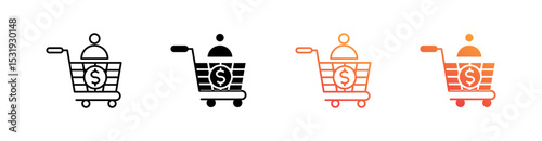 Consumer Multiple Style Icon Set 