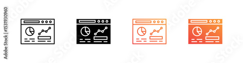 Dashboard Multiple Style Icon Set 