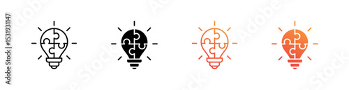 Solution Multiple Style Icon Set 