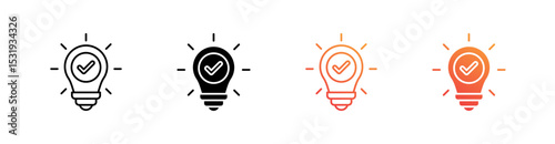 Creative Multiple Style Icon Set 