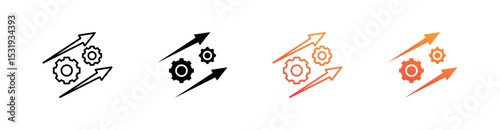 Action Multiple Style Icon Set 