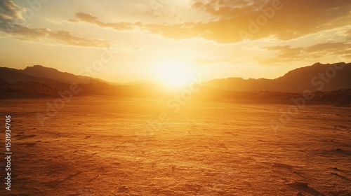 sunset over the sea