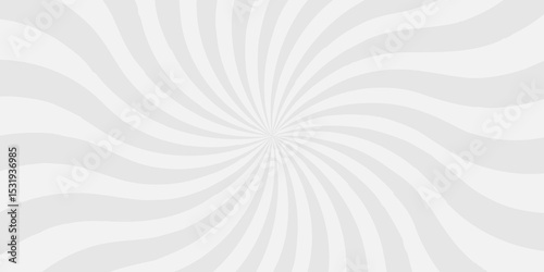 Seamless white and gray retro vintage burst sunrise sunbeam element spiral striped illustration sunray template wallpaper, cartoon, pop design	
