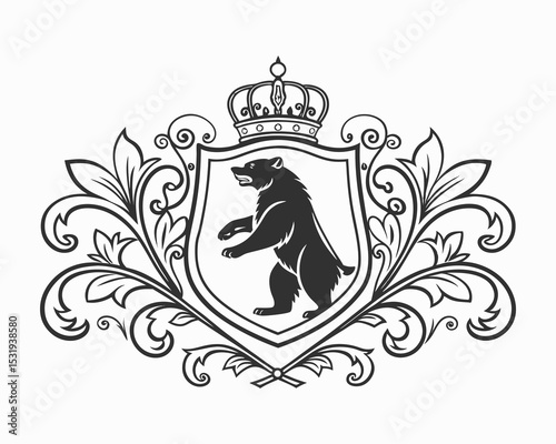 coat of arms with wings