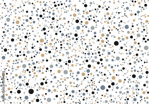Tableau sur toile Colorful Polka Dot Pattern Background
