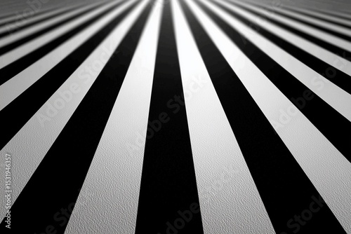 Bold striped pattern in high-contrast black and white, graphic simplicity, modern elegance, striking visual