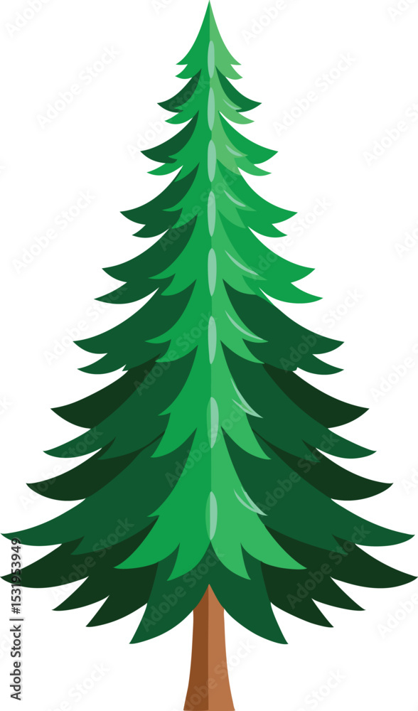 Symmetrical Balsam Fir Tree Design. Symmetrical Balsam Fir Tree Design.