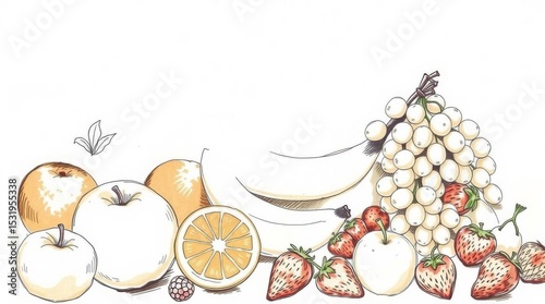 illustration of fruits