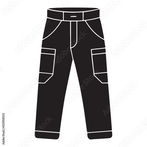 vector illustration of a pair of jeans