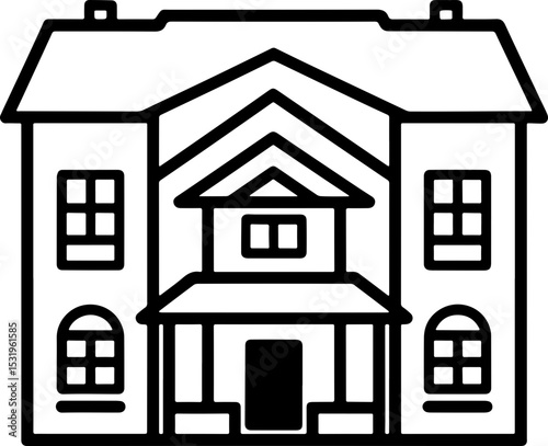 house building icon 