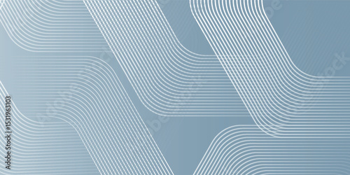 Abstract hexagon lines on gray background. Geometric stripe line art design modern vector eps10
