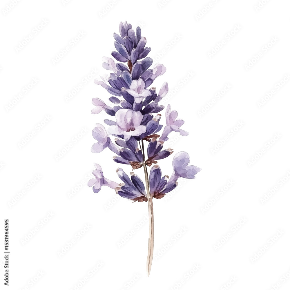 Obraz premium lavender vase plant flower dried aromatherapy purple herbs nature calm relaxing fresh decor home spa transparent background