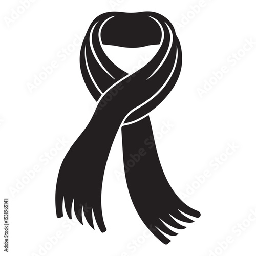 scarf sketch icon set silhouette vector illustration
