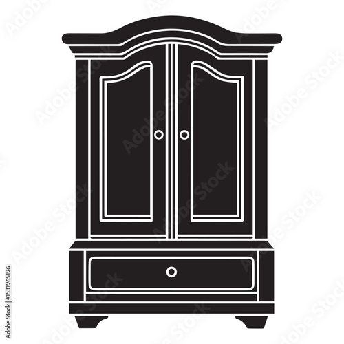 black and white furniture door, wood,