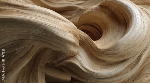 Swirling Textures of Beige Tones and Curves
