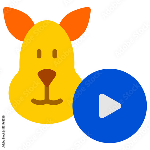 cartoon flat icon