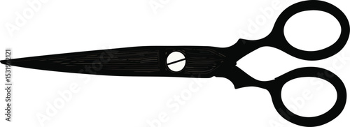 High quality photo of scissors isolated on white background.