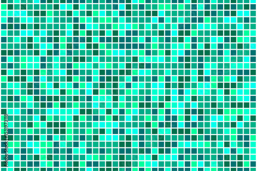 vector cartoon swimming pool turquoise tiles abstract illustration. 