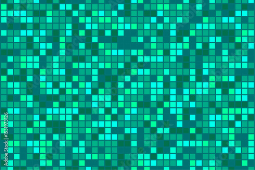 vector cartoon swimming pool turquoise tiles abstract illustration. 