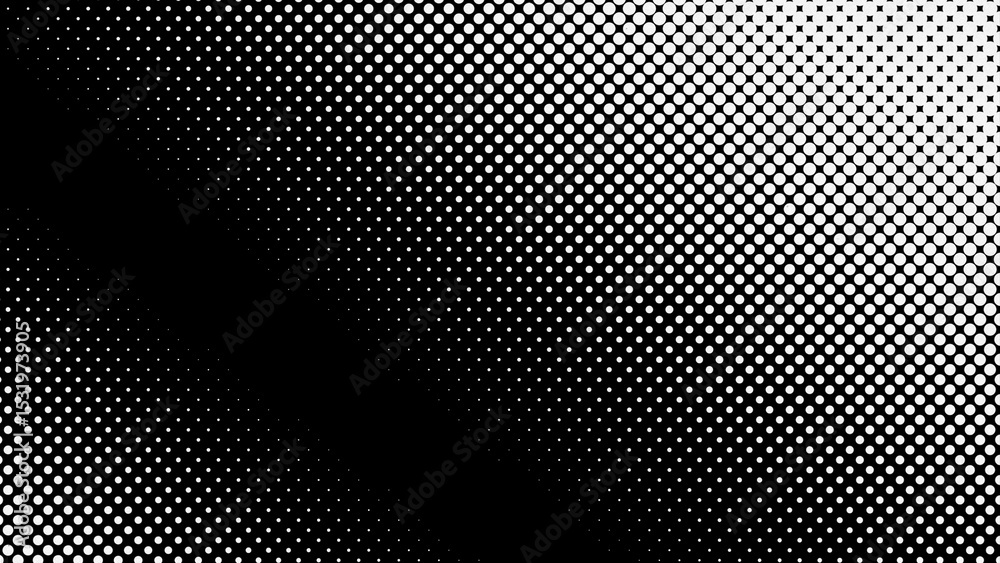Naklejka premium Dotted Halftone Background