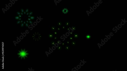 Pop-up line animation, Circle bursting, Circle Ring Accent Highlights Elements. loop fireworks blast on black screen background. Burst Motion Graphics animation, Bursts. 4k animation
