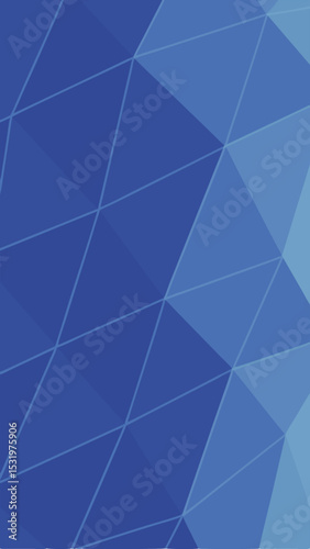 Abstract blue geometric background with transparency for versatile design projects
