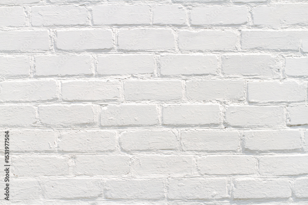 Fototapeta premium Texture of light brickwork. An old brick wall.