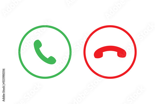 phone call icon button, Contact us telephone sign - communication icons