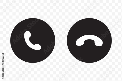 Phone icon in flat style isolated on white background. Vector phone call sign. Handset with waves. Telephone symbol. Vector illustration. EPS file 52.
