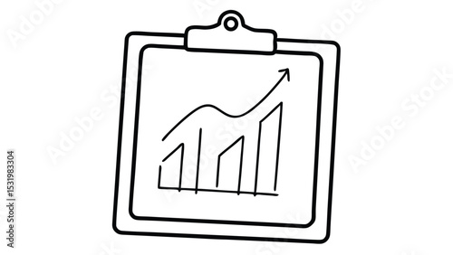 Informative business chart with data visualization