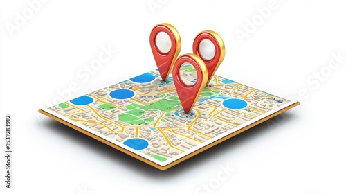 Hostel location with nearby directional arrows and maps for visitor orientation