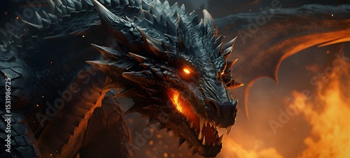 Galaxy Version of dragon goblin world, ai generative