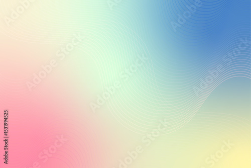 Vibrant abstract background illustration with a colorful, blurred rainbow glow and sunny energy
