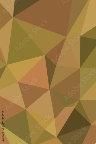 Geometric Abstraction A Mosaic of Triangles in Earthy Tones