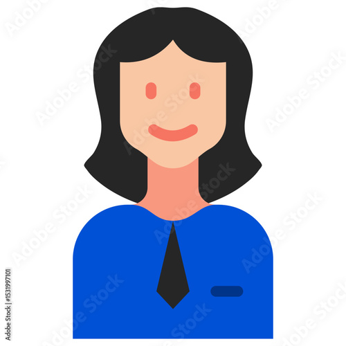 employee flat icon