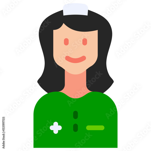 nurse flat icon