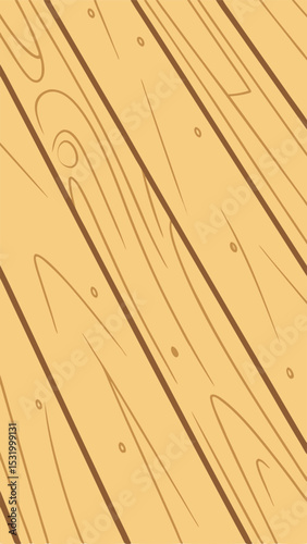 Abstract wooden planks illustration with visible grain and seamless patterned appearance