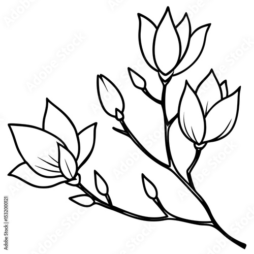 olive tree silhouette