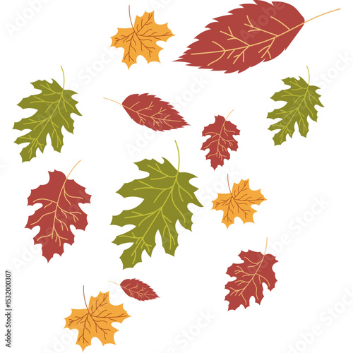 Autumn Leaves Falling