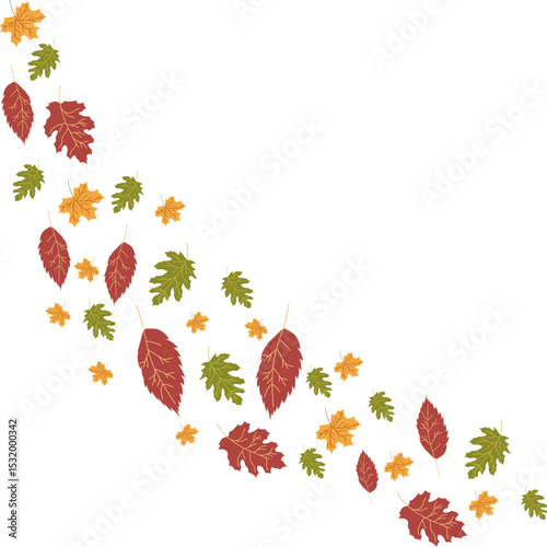 Autumn Leaves Falling
