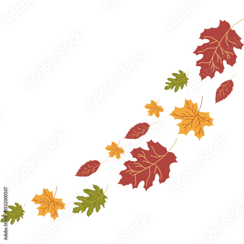 Autumn Leaves Falling